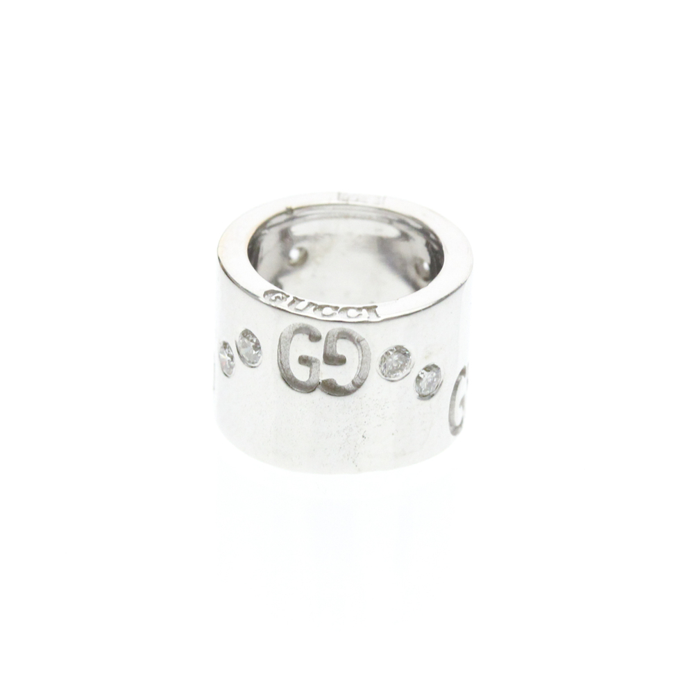 GUCCI 18k Silver Diamond Necklace